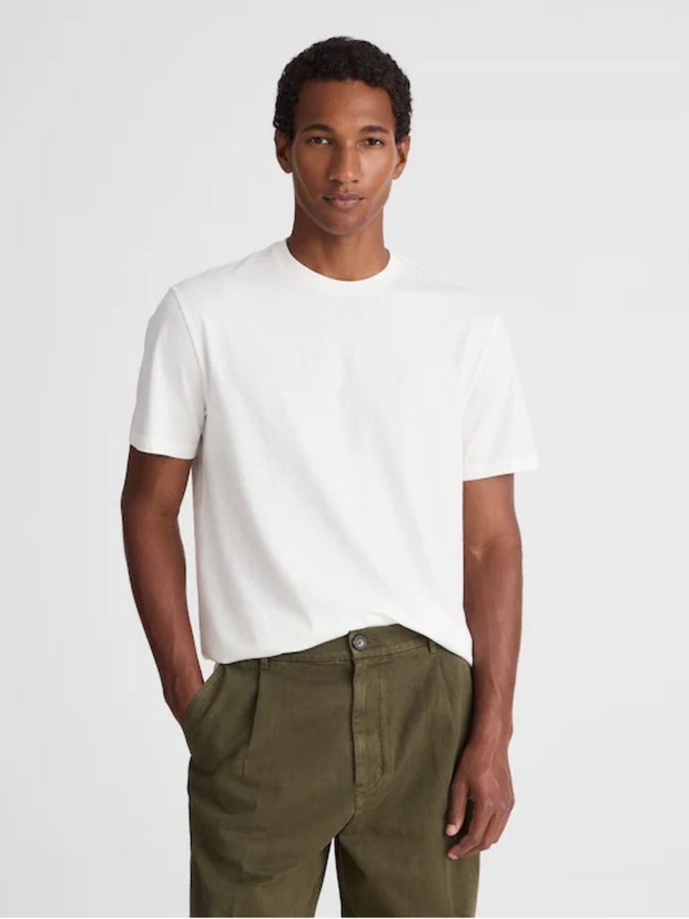 NWT Madewell The Rockaway Tee Soft White Size Large